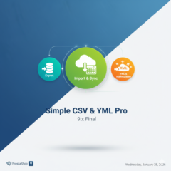 Simple CSV & YML Pro Prestashop 9.x Multi-Lang