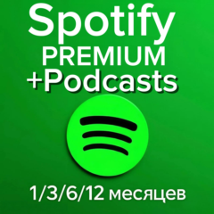 Spotify Premium Individual 1/3 /6/12 Months including Podcast