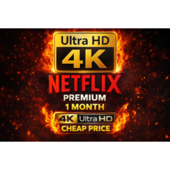 NETFLIX PREMIUM 4K С ГАРАНТИЕЙ 1 МЕСЯЦ