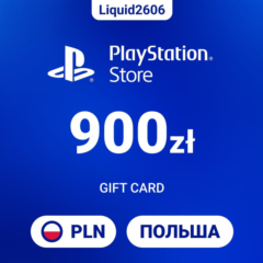 24/7  |  Карта пополнения PSN 900 PLN  (Злоты Польша)
