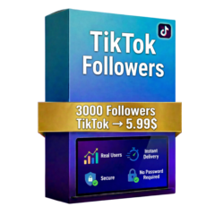 3000 подписчиков в TikTok – 100% реальные аккаунты – Смешанные аккаунты