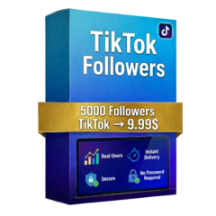 5000 подписчиков в TikTok – 100% реальные аккаунты – Смешанные аккаунты