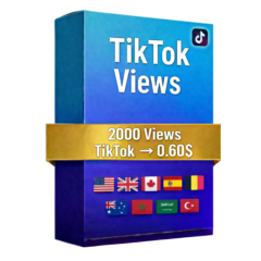 2000 Просмотры TikTok – Быстрые Качественные Просмотры | Публичные Видео | Без Пароля