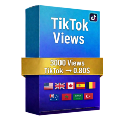 3000 Просмотры TikTok – Быстрые Качественные Просмотры | Публичные Видео | Без Пароля