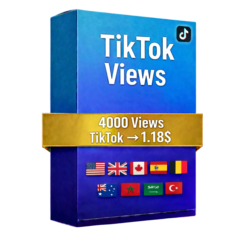 4000 Просмотры TikTok – Быстрые Качественные Просмотры | Публичные Видео | Без Пароля