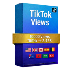 10,000 просмотров видео TikTok + 10,000 БЕСПЛАТНЫХ просмотров Instagram – Качество