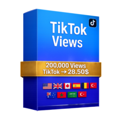 200,000 Просмотры TikTok – Быстрые Качественные Просмотры | Публичные Видео | Без Пар