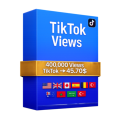 400,000 Просмотры TikTok – Быстрые Качественные Просмотры | Публичные Видео | Без Пар