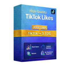 2000 лайков TikTok + 10,000 БЕСПЛАТНЫХ просмотров TikTok – Высокого качества
