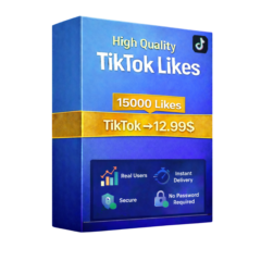 15,000 лайков TikTok + 10,000 БЕСПЛАТНЫХ просмотров TikTok – Высокого качества
