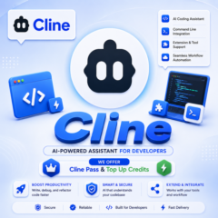 Cline.Bot / Официальная подписка на Cline Pass на 1-12 месяцев - пополнение баланса