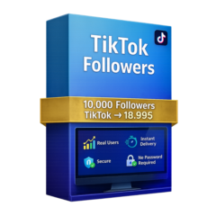 10,000 подписчиков в TikTok – 100% реальные аккаунты – Смешанные аккаунты