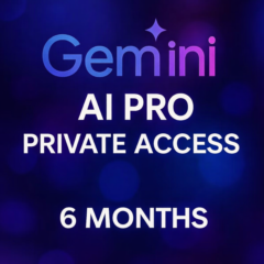 Gemini AI Pro на 6 месяцев | На вашей собственной почте |
