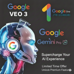 МГНОВЕННО => Gemini PRO + ANTIGRAVITY => 1 ГОД Аккаунт [ИЛИ] В ВАШЕМ АККАУНТЕ !