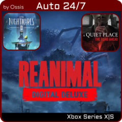 XBOX 24/7 REANIMAL Deluxe + Little Nightmares 2 + A Quiet Place: The Road Ahead