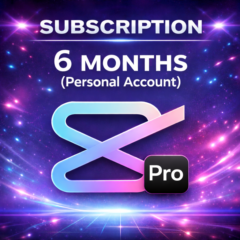 CapCut Pro Subscription (iOS, Android, PC) 6 Month Account