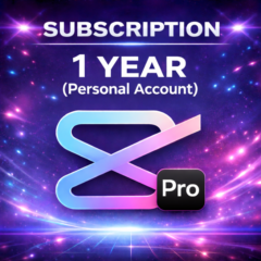 CapCut Pro Subscription(iOS, Android, PC) 1 Year Account