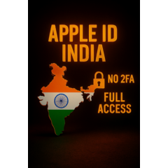 🇮🇳 Apple ID India | Личный аккаунт 🔐 No 2FA 💥 Полный доступ ✨💯