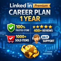 LinkedIn Premium Career Plan 3/6 Month 1 Year 🔥No Login Required 🔗Link Provide