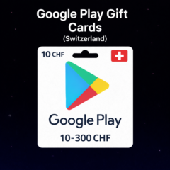 Google Play Gift Cards (Швейцария) 10–300 CHF | Коды пополнения