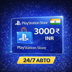 PlayStation Store 3000 INR India — Автовыдача 24/7