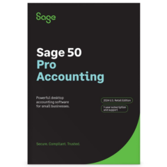 Sage 50 Pro Accounting 2024 1 User 1 Year