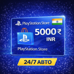 PlayStation Store 5000 INR India — Автовыдача 24/7