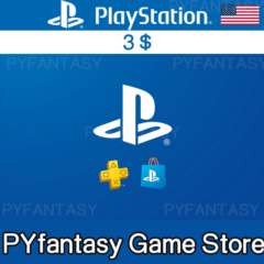 PlayStation Network Card PSN 3 USD (USA)  Key