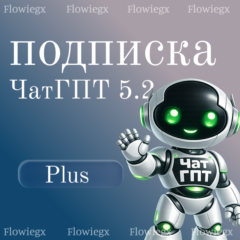 ChatGPT PLUS 5.5 + SORA  НА ВАШ НОВЫЙ ИЛИ СТАРЫЙ АККАУНТ | 1 месяц