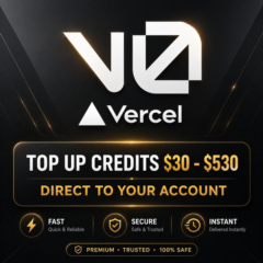 v0.dev Account Credit Top Up 30$-530$ | v0 VERCEL