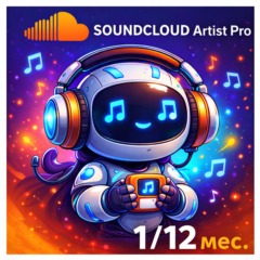 SoundCloud Artist Pro | 1/12 мес. на Ваш аккаунт
