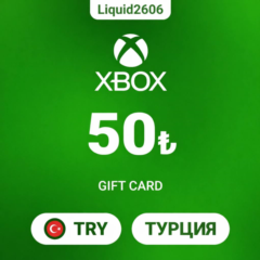 Подарочная карта Xbox Live | 50 TRY (Лиры Турция)