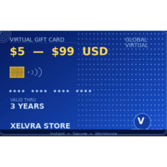 Виртуальная подарочная карта Visa ($5 - $99) paypal