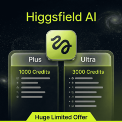HIGGSFIELD AI - Плюс/Ультра тарифный план - Ограниченное предложение!