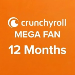 Crunchyroll Premium Mega Fan 12 месячная глобальная гарантия на аккаунт