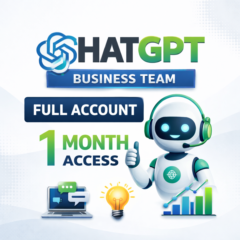 ChatGPT Business – 30 дней доступа | Полный аккаунт (5 мест) + 100% гарантия