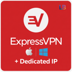 Лицензионный ключ Express VPN, гарантия 1 год, 2 устройства с выделенным IP-адресом.
