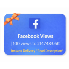 Facebook Views | 100 views to 2147483.6K | Instant Delivery *Read Description*
