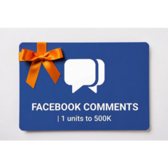 Facebook Comments | 1 units to 500K | Instant Delivery *Read Description*