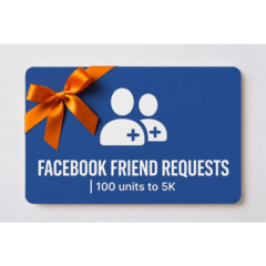 Facebook Friend Requests | 100 units to 5K | Instant Delivery *Read Description*