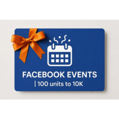 Facebook Events | 100 units to 10K | Instant Delivery *Read Description*