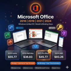 Ключ Office 2016 2019 2021 2024 Win MacOS Retail Bind