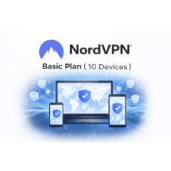 NORDVPN Basic Plan (10 Devices) - 3 месяца - Активация для вашей учетной записи