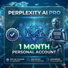 Perplexity AI Pro | 1 месяц | Новый приватный аккаунт | Мгновенная доставка