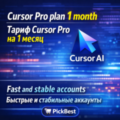 План Cursor AI на 1 месяц | PRO |