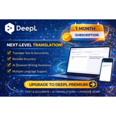 DeepL Subscription 1 Month Account