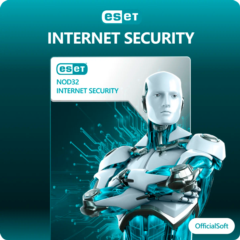 Eset NOD32 Internet Security 1 Год 1 ПК Весь мир