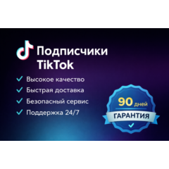 Подписчики в TikTok | Лучшее качество и быстрая доставка