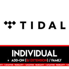 TIDAL HIFI PLUS PREMIUM  / 1 МЕСЯЦ / ПОЛНЫЙ ДОСТУП / ТИДАЛ / DJ Extension / FAMILY