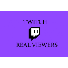 Живые Зрители Twitch / Живые Просмотры Twitch / Продвижение канала Twitch